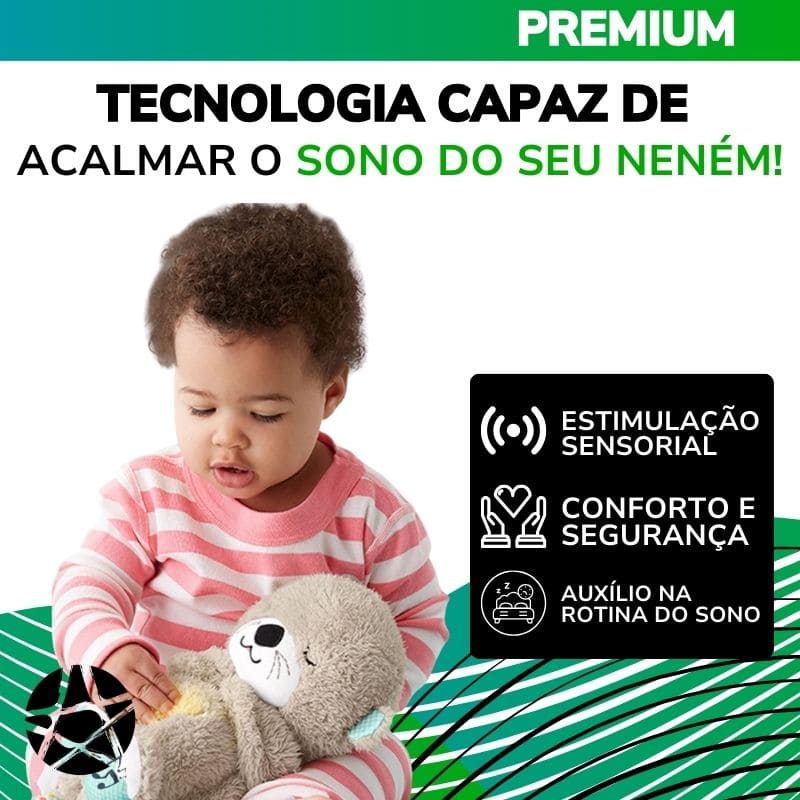 Sleep - Lontrinha de Pelúcia infantil