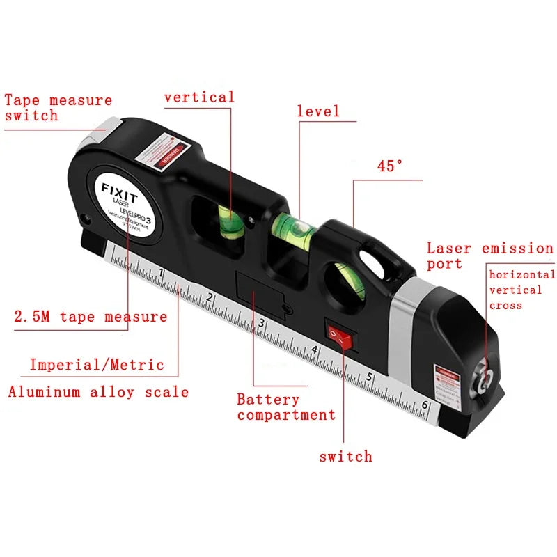 Nivelador a laser multifuncional